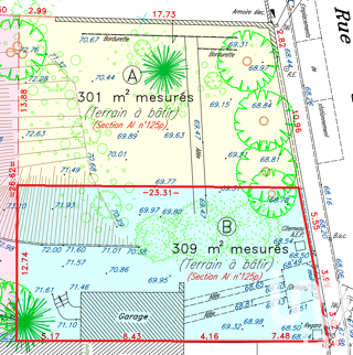  Terrain � vendre 309 m�