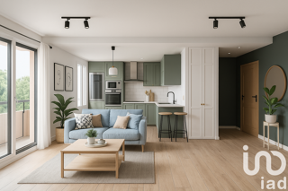  Appartement  vendre 2 pices 60 m