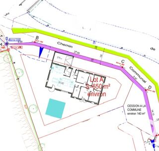  Terrain � vendre 650 m�