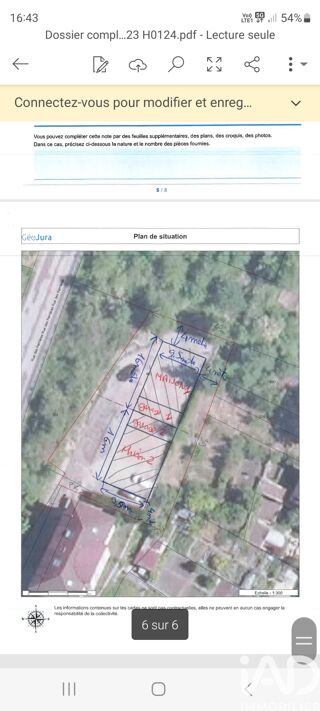  Terrain � vendre 1000 m�