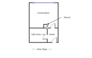  Appartement � vendre 1 pi�ce 17 m�