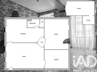  Appartement  vendre 3 pices 52 m