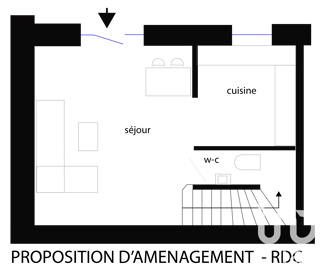  Appartement � vendre 3 pi�ces 46 m�