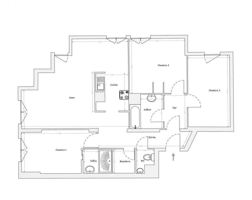  vendre  Appartement Asnires-sur-Seine (92600)