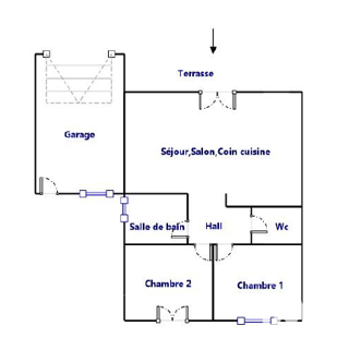  Maison � vendre 3 pi�ces 52 m�