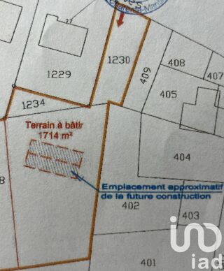 Terrain  vendre 1714 m