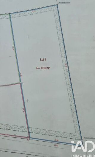  Terrain � vendre 1000 m�
