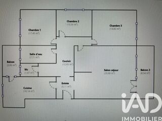  Appartement � vendre 4 pi�ces 114 m�