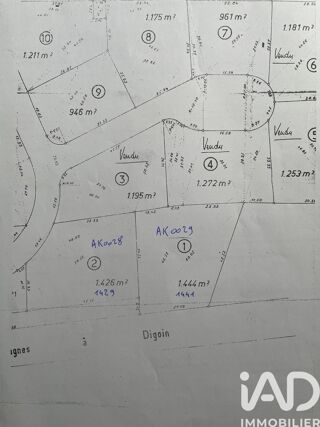  Terrain � vendre 2870 m�