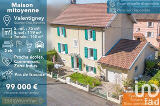  Maison  vendre 3 pices 75 m