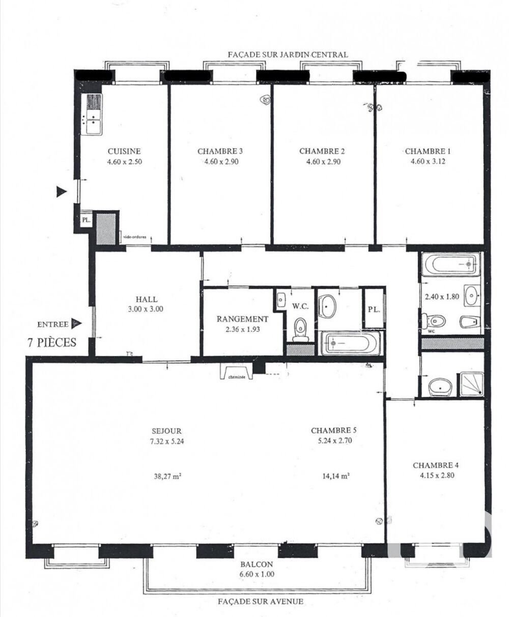  vendre  Appartement Versailles (78000)