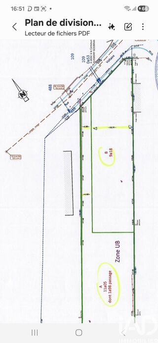  Terrain � vendre 3400 m�