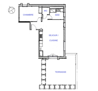  Appartement � vendre 2 pi�ces 57 m�
