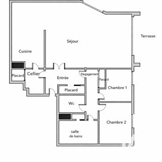  Appartement � vendre 3 pi�ces 75 m�