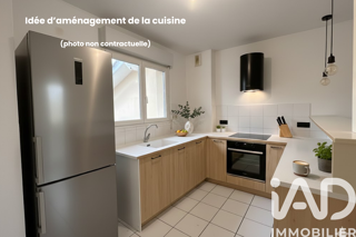  Appartement  vendre 2 pices 48 m