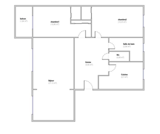  Appartement � vendre 4 pi�ces 65 m�