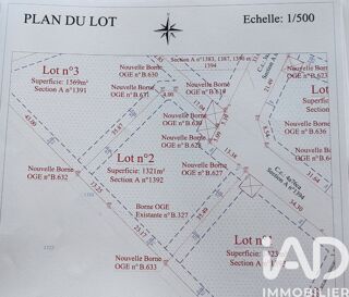  Terrain � vendre 1321 m�