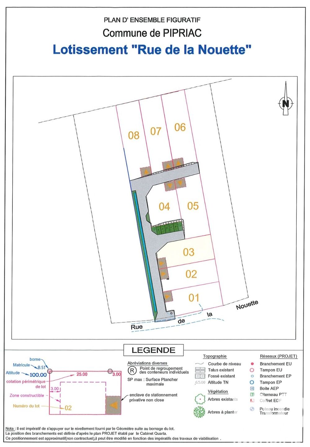 Vente Terrain Vente Terrain � b�tir 436 m&sup2; Pipriac