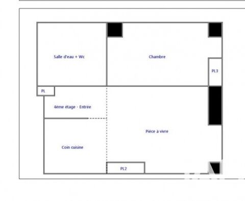  Appartement � louer 2 pi�ces 22 m�