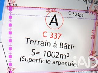  Terrain � vendre 1002 m�