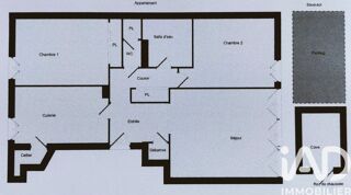  Appartement � vendre 3 pi�ces 73 m�