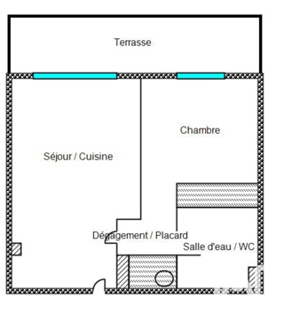  Appartement � vendre 2 pi�ces 40 m�