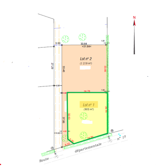  Terrain � vendre 903 m�