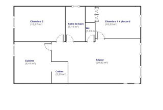  Maison � vendre 3 pi�ces 60 m�