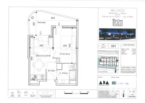  Appartement � louer 2 pi�ces 35 m�