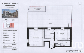  Appartement � vendre 3 pi�ces 81 m�