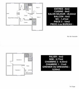  Maison � vendre 5 pi�ces 71 m�