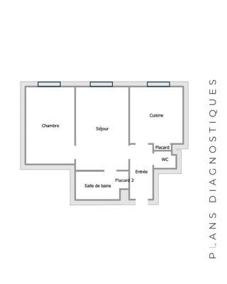  Appartement � vendre 3 pi�ces 50 m�