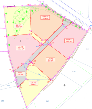  Terrain � vendre 855 m�