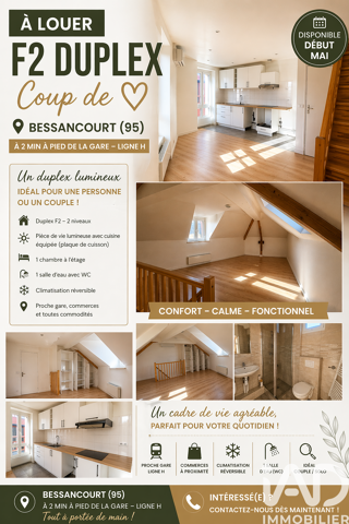  Appartement � louer 2 pi�ces 45 m�
