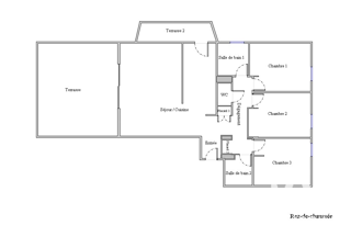  Appartement � vendre 4 pi�ces 83 m�