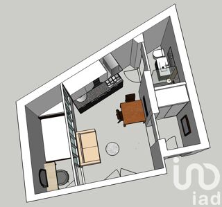  Appartement � vendre 2 pi�ces 24 m�