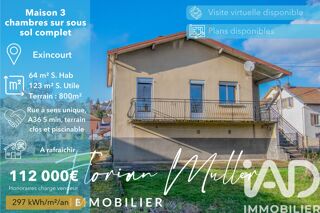  Maison � vendre 4 pi�ces 64 m�