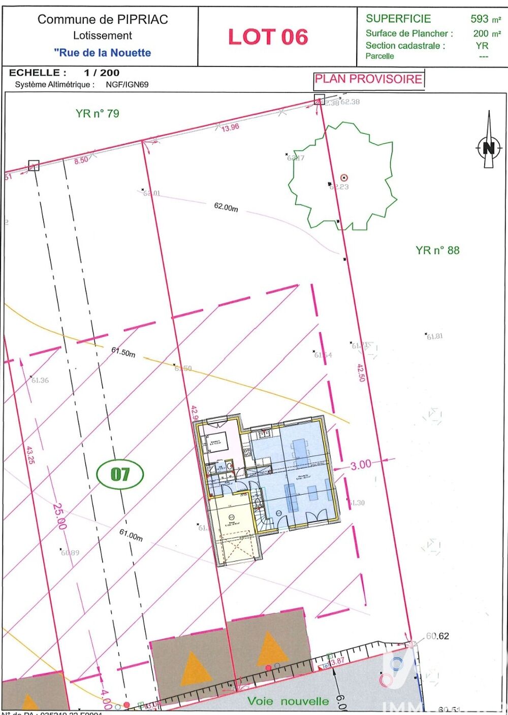 Vente Terrain Vente Terrain � b�tir 593 m&sup2; Pipriac