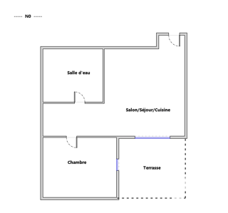  Appartement � vendre 2 pi�ces 44 m�