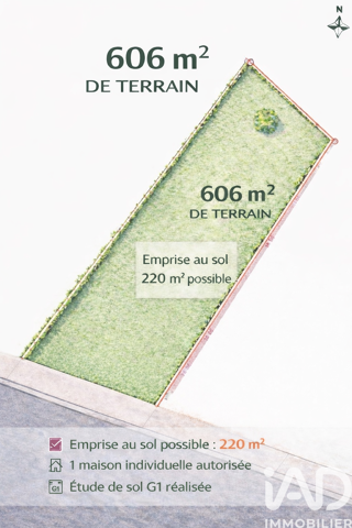  Terrain � vendre 606 m�