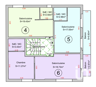  Appartement � vendre 1 pi�ce 20 m�