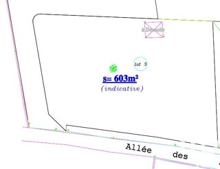  Terrain � vendre 603 m�