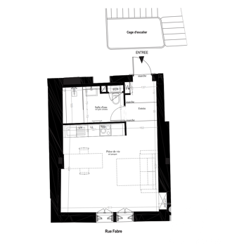  Appartement � vendre 1 pi�ce 32 m�