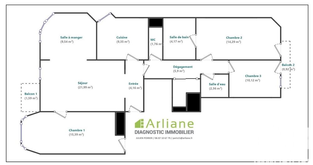 � vendre  Appartement Paris 15