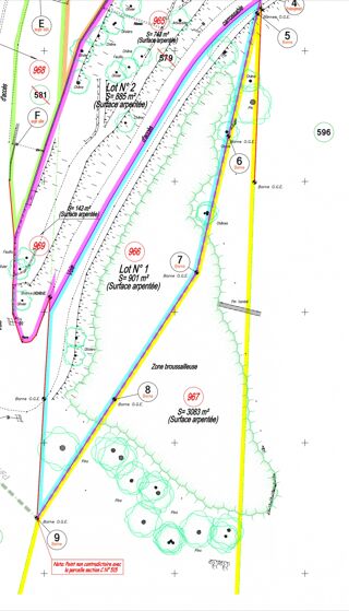  Terrain � vendre 3984 m�