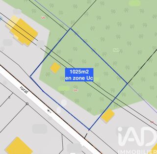  Terrain � vendre 1025 m�