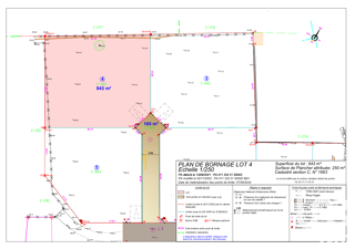  Terrain � vendre 843 m�