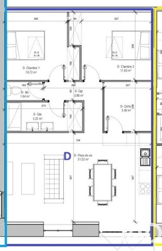  Maison � vendre 3 pi�ces 70 m�