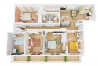  Appartement  vendre 6 pices 86 m