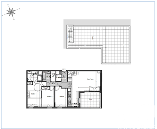  Appartement � vendre 4 pi�ces 82 m�